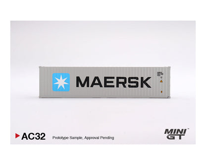 MINIGT 1:64 Dry Container 40鈥?鈥淢AERSK鈥?Edition