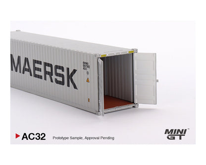 MINIGT 1:64 Dry Container 40鈥?鈥淢AERSK鈥?Edition