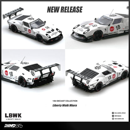 *PREORDER* INNO64 1:64 Lamborghini Miura GT LB-Silhouette WORKS