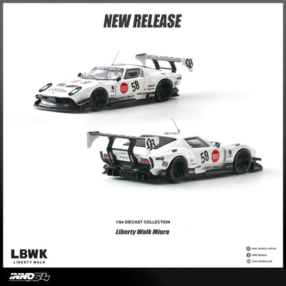 *PREORDER* INNO64 1:64 Lamborghini Miura GT LB-Silhouette WORKS