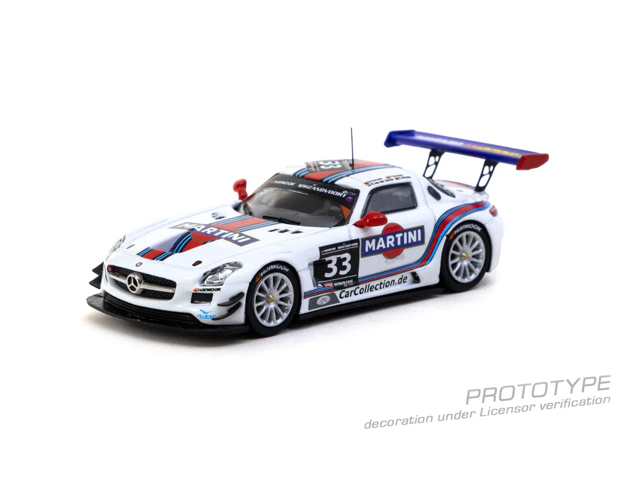 *PREORDER* Tarmac Works 1:64 Mercedes-Benz SLS AMG GT3 12h ZANDVOORT 2014 Winner