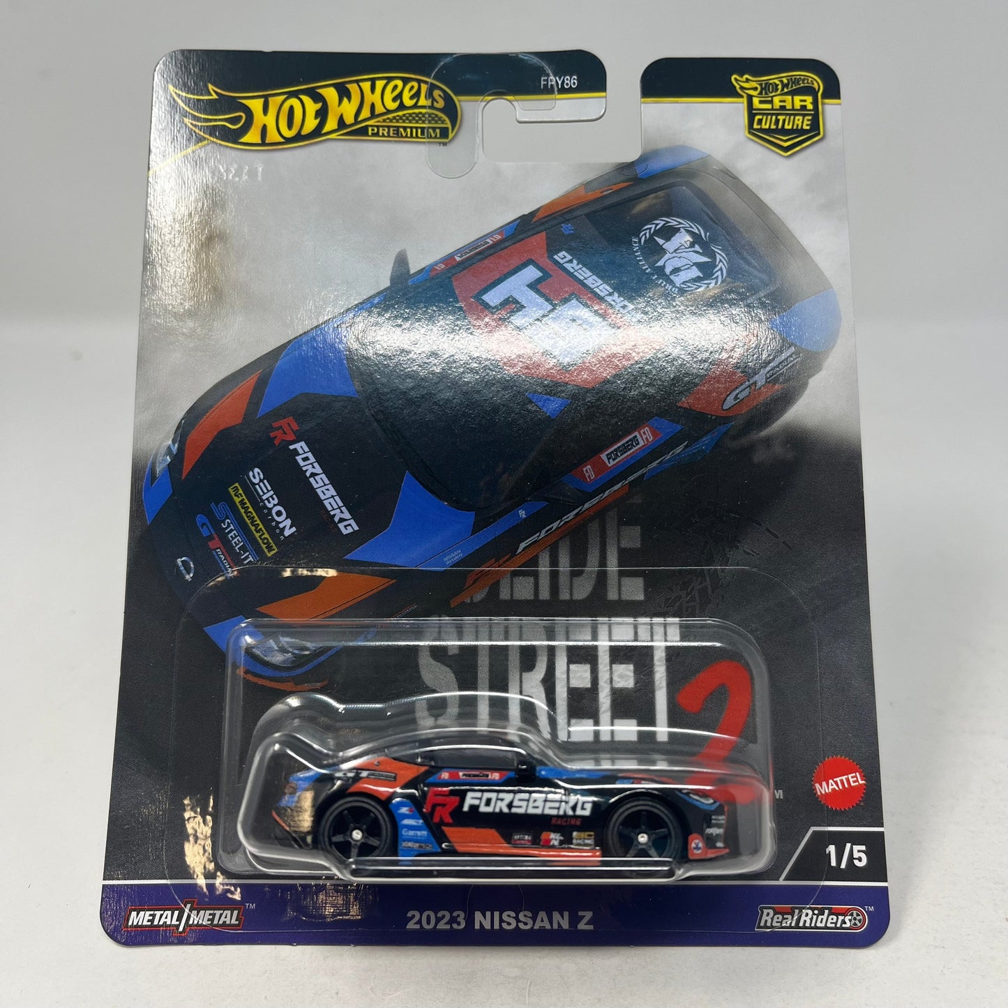 Nissan Z * Black * 2024 Hot Wheels Slide Street 2 Car Culture Case H Release