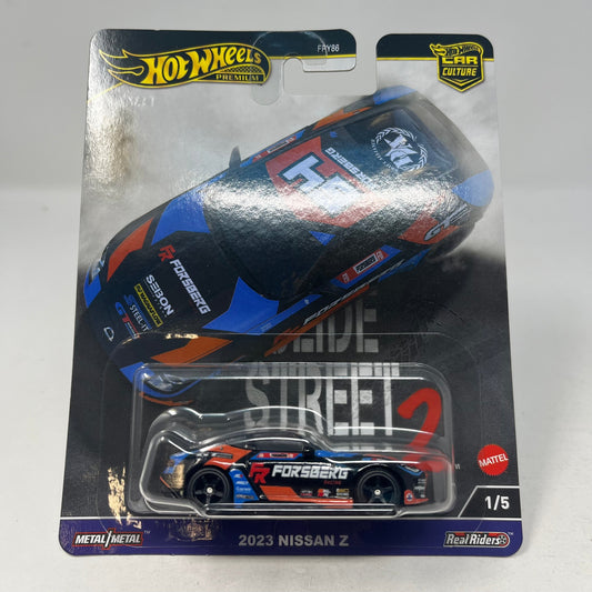 Nissan Z * Black * 2024 Hot Wheels Slide Street 2 Car Culture Case H Release