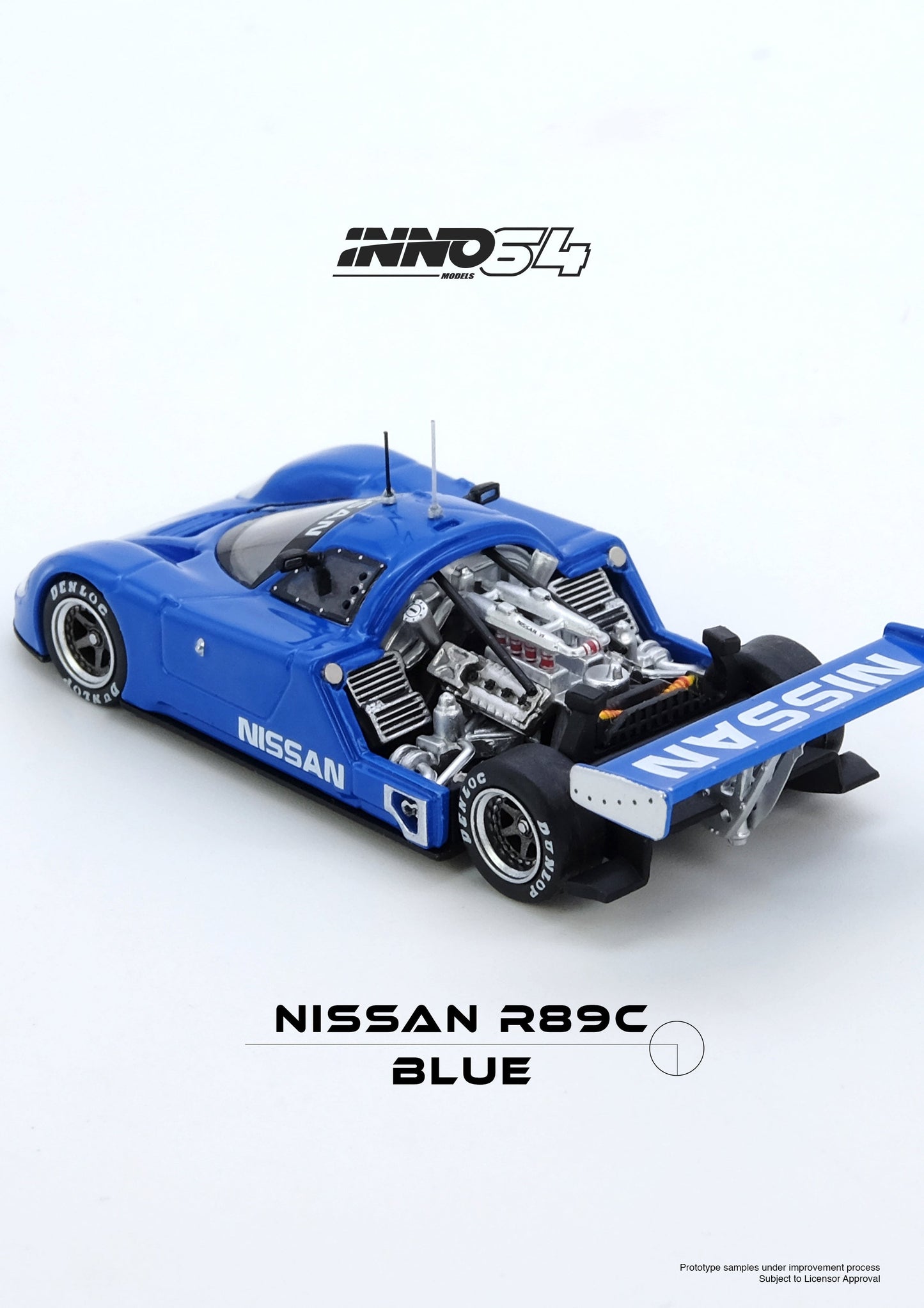 INNO64 1:64 Nissan R89C in Blue