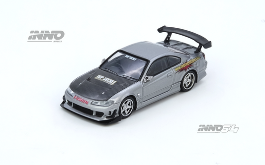 INNO64 1:64 Nissan Silvia (S15) TOP SECRET in Silver