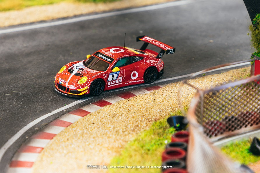 Tarmac Works 1:64 Porsche 911 GT3 R, N眉rburgring 24h 2018, M. B枚ckmann / S. Jans / L. Luhr / J-E. Slooten