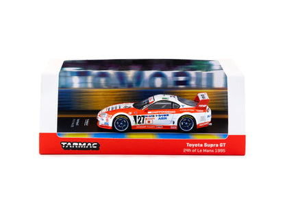 Tarmac Works 1:64 Toyota Supra (JZA80) GT 24H of Le Mans 1995 J Krosnoff / M Apicella / M Martini