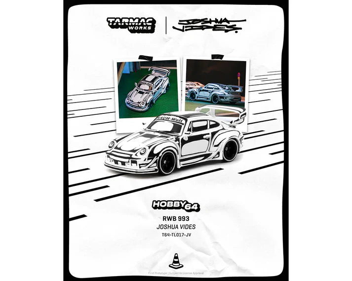*PREORDER* Tarmac Works 1:64 RWB 993 Designed by Joshua Vides
