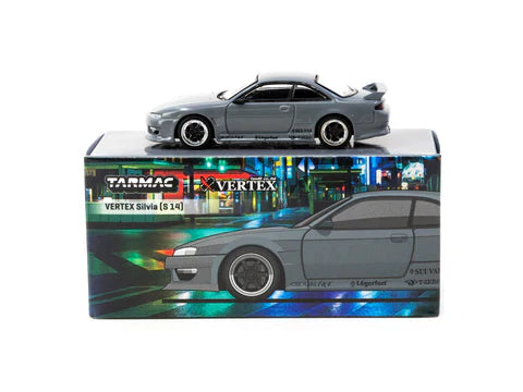 Tarmac Works 1:64 Vertex Silvia (S14) in Grey