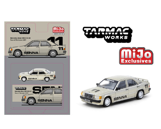 Tarmac Works 1:64 Mercedes-Benz 190 E 2.3-16 Race of Champion 1984 Ayrton Senna