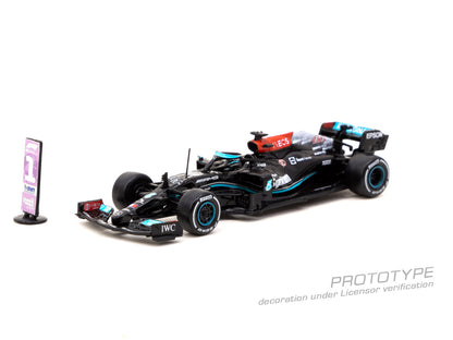 Tarmac Works 1:64 Mercedes-AMG F1 W12 E Performance S茫o Paulo Grand Prix 2021 Winner Lewis Hamilton