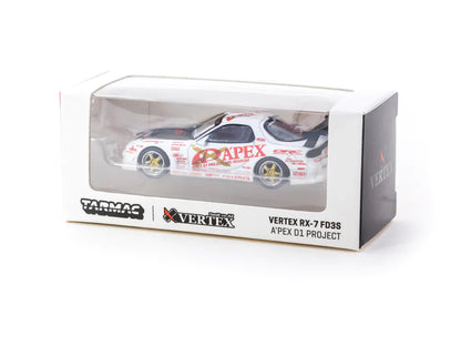 Tarmac Works 1:64 Mazda RX-7 (FD3S) Vertex A'PEX D1 Project