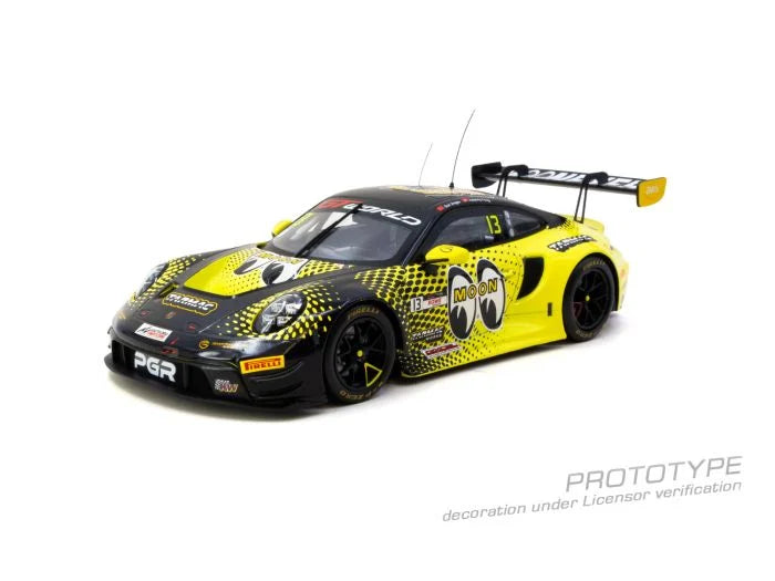 *PREORDER* Tarmac Works 1:18 Porsche 911 GT3 R GT World Challenge Asia 2025 Phantom Global Racing Sun Jingzu / Adderly Fong (collab w/ IXO models)