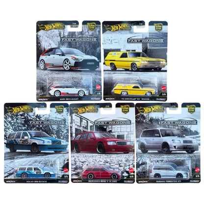 New FAST WAGONS! * Set of 5 Cars * 2025 Hot Wheels Car Culture FAST WAGONS Case J